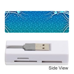 Floral 2d Illustration Background Memory Card Reader (stick)  by Simbadda