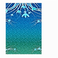 Floral 2d Illustration Background Large Garden Flag (two Sides)