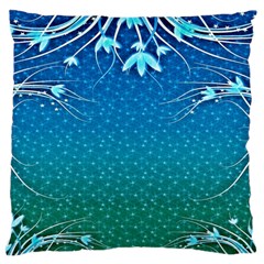 Floral 2d Illustration Background Large Cushion Case (one Side)