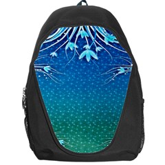 Floral 2d Illustration Background Backpack Bag by Simbadda