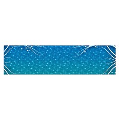 Floral 2d Illustration Background Satin Scarf (oblong)