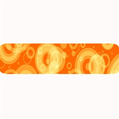 Retro Orange Circle Background Abstract Large Bar Mats by Nexatart