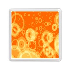 Retro Orange Circle Background Abstract Memory Card Reader (square)  by Nexatart