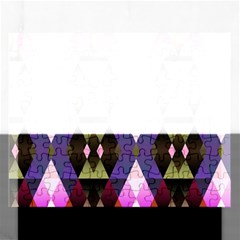 Geometric Abstract Background Art Rectangular Jigsaw Puzzl by Nexatart