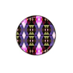 Geometric Abstract Background Art Hat Clip Ball Marker (4 Pack)