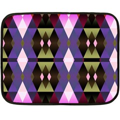 Geometric Abstract Background Art Fleece Blanket (mini) by Nexatart