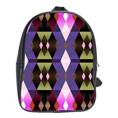 Geometric Abstract Background Art School Bags (xl)  by Nexatart