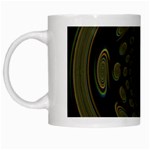 Dark Portal Fractal Esque Background White Mugs Left