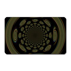 Dark Portal Fractal Esque Background Magnet (Rectangular)