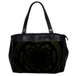 Dark Portal Fractal Esque Background Office Handbags Front