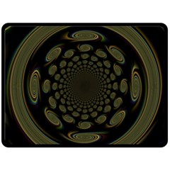 Dark Portal Fractal Esque Background Fleece Blanket (large)  by Nexatart