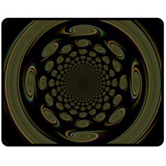 Dark Portal Fractal Esque Background Fleece Blanket (medium) 