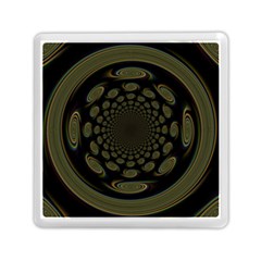 Dark Portal Fractal Esque Background Memory Card Reader (Square) 