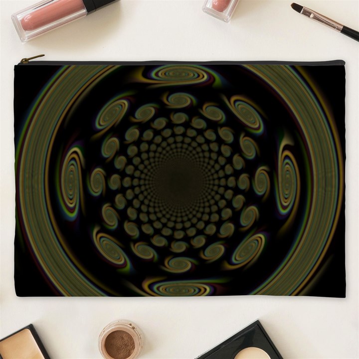 Dark Portal Fractal Esque Background Cosmetic Bag (XXXL) 