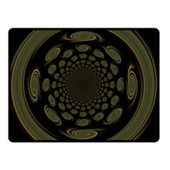 Dark Portal Fractal Esque Background Double Sided Fleece Blanket (Small) 