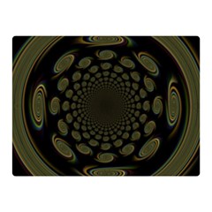 Dark Portal Fractal Esque Background Double Sided Flano Blanket (mini)  by Nexatart