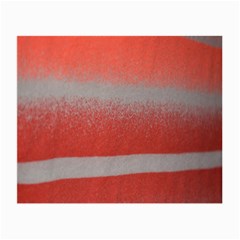 Orange Stripes Colorful Background Textile Cotton Cloth Pattern Stripes Colorful Orange Neo Small Glasses Cloth by Nexatart