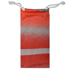 Orange Stripes Colorful Background Textile Cotton Cloth Pattern Stripes Colorful Orange Neo Jewelry Bag by Nexatart