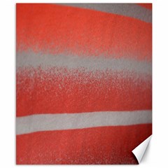 Orange Stripes Colorful Background Textile Cotton Cloth Pattern Stripes Colorful Orange Neo Canvas 8  X 10  by Nexatart