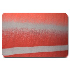 Orange Stripes Colorful Background Textile Cotton Cloth Pattern Stripes Colorful Orange Neo Large Doormat 