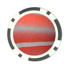 Orange Stripes Colorful Background Textile Cotton Cloth Pattern Stripes Colorful Orange Neo Poker Chip Card Guard by Nexatart