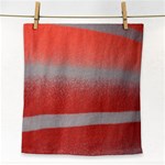 Orange Stripes Colorful Background Textile Cotton Cloth Pattern Stripes Colorful Orange Neo Face Towel Front