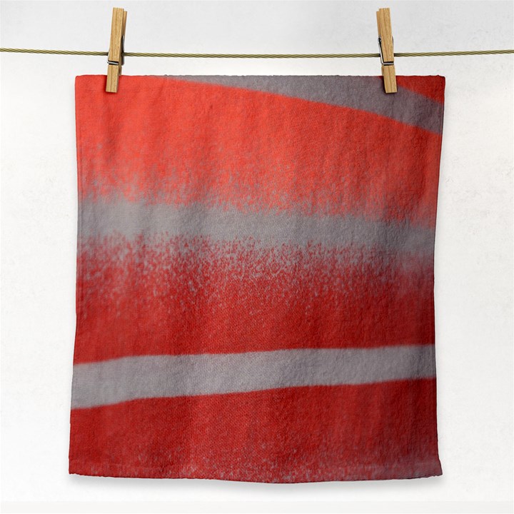 Orange Stripes Colorful Background Textile Cotton Cloth Pattern Stripes Colorful Orange Neo Face Towel