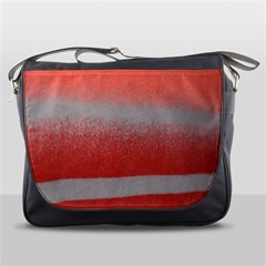 Orange Stripes Colorful Background Textile Cotton Cloth Pattern Stripes Colorful Orange Neo Messenger Bags