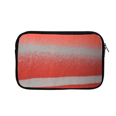 Orange Stripes Colorful Background Textile Cotton Cloth Pattern Stripes Colorful Orange Neo Apple Macbook Pro 13  Zipper Case by Nexatart