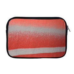 Orange Stripes Colorful Background Textile Cotton Cloth Pattern Stripes Colorful Orange Neo Apple Macbook Pro 17  Zipper Case by Nexatart