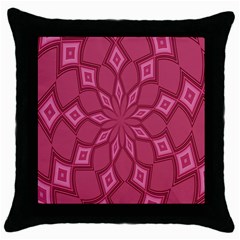 Fusia Abstract Background Element Diamonds Throw Pillow Case (black) by Nexatart