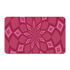 Fusia Abstract Background Element Diamonds Magnet (rectangular)