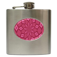 Fusia Abstract Background Element Diamonds Hip Flask (6 Oz) by Nexatart