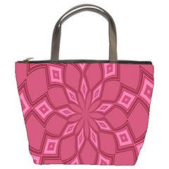 Fusia Abstract Background Element Diamonds Bucket Bags by Nexatart