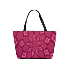 Fusia Abstract Background Element Diamonds Shoulder Handbags by Nexatart