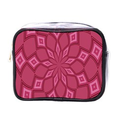 Fusia Abstract Background Element Diamonds Mini Toiletries Bags by Nexatart