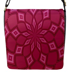 Fusia Abstract Background Element Diamonds Flap Messenger Bag (s) by Nexatart