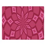 Fusia Abstract Background Element Diamonds Double Sided Flano Blanket (Large)  Blanket Back