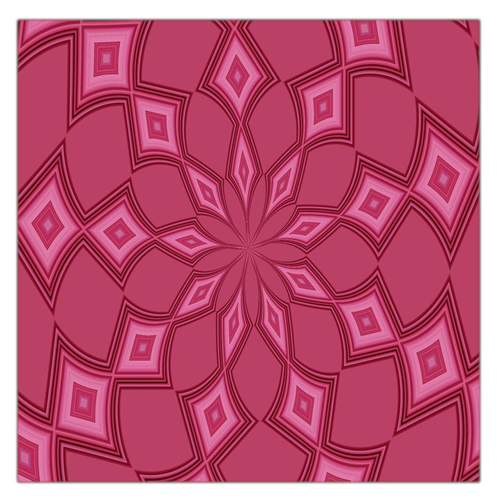 Fusia Abstract Background Element Diamonds Large Satin Scarf (Square)