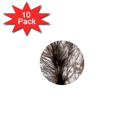 Tree Art Artistic Tree Abstract Background 1  Mini Buttons (10 pack) 