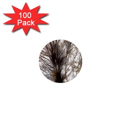 Tree Art Artistic Tree Abstract Background 1  Mini Buttons (100 pack) 