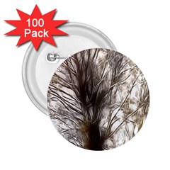 Tree Art Artistic Tree Abstract Background 2 25  Buttons (100 Pack)  by Nexatart