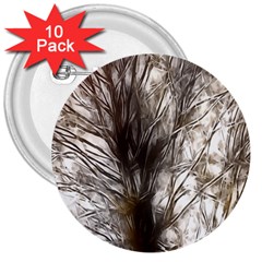 Tree Art Artistic Tree Abstract Background 3  Buttons (10 pack) 