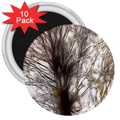 Tree Art Artistic Tree Abstract Background 3  Magnets (10 pack) 