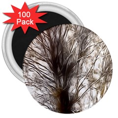 Tree Art Artistic Tree Abstract Background 3  Magnets (100 pack)