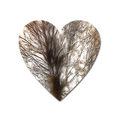 Tree Art Artistic Tree Abstract Background Heart Magnet