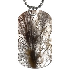 Tree Art Artistic Tree Abstract Background Dog Tag (One Side)