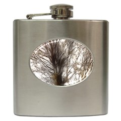 Tree Art Artistic Tree Abstract Background Hip Flask (6 Oz) by Nexatart