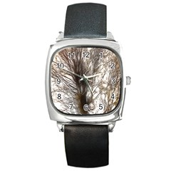 Tree Art Artistic Tree Abstract Background Square Metal Watch