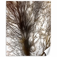 Tree Art Artistic Tree Abstract Background Canvas 11  X 14   by Nexatart